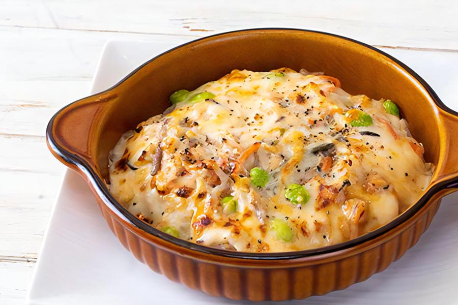 『高倉町珈琲 河内長野店』の「ヘルシー根菜雑穀ドリア」