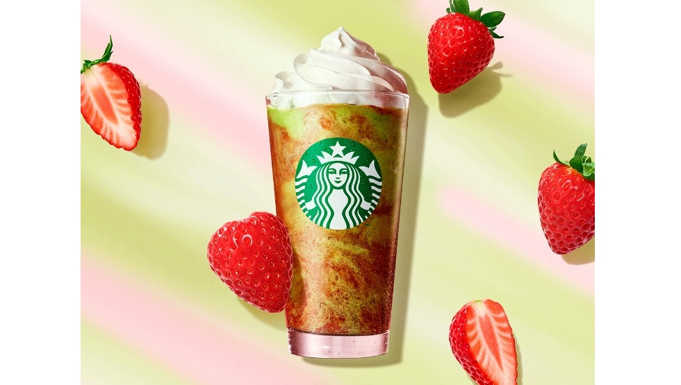 スターバックス「抹茶 イチゴ クリーム フラペチーノ®」