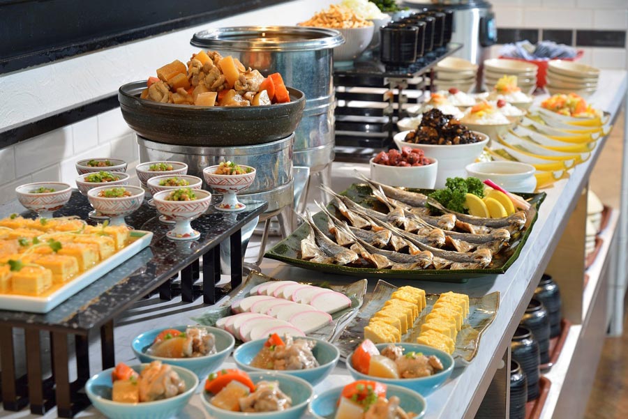 『横浜桜木町ワシントンホテル DINING &BAR BAYSIDE』の朝食ビュッフェ