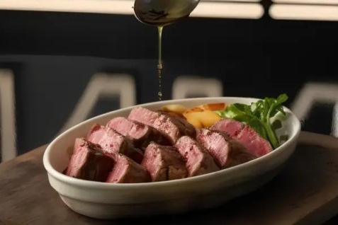 『筋肉食堂 銀座コリドー店』のステーキ