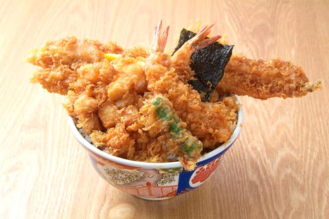 『日本橋　天丼　金子半之助』の天丼