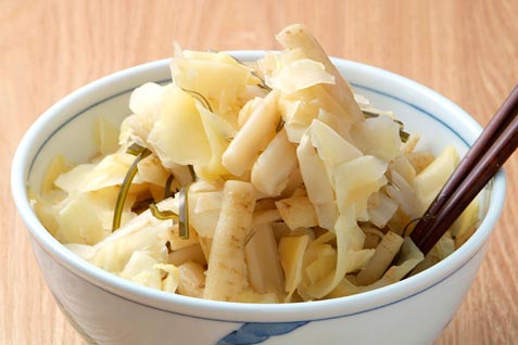 『日本橋　天丼　金子半之助』のガリ