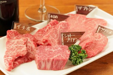 「NO MEAT, NO LIFE. 5go. 」の肉例