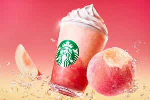 サマーシーズン第3弾「ラブ ＆ ピーチ フラペチーノ®」7/10発売