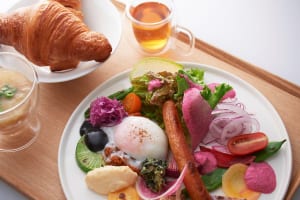 『パンカラト 名古屋』の野菜たっぷりモーニング