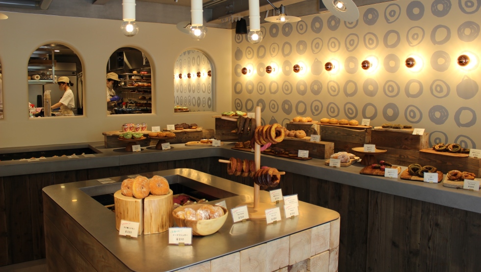 『WeLoveDonut 自由が丘』の店内