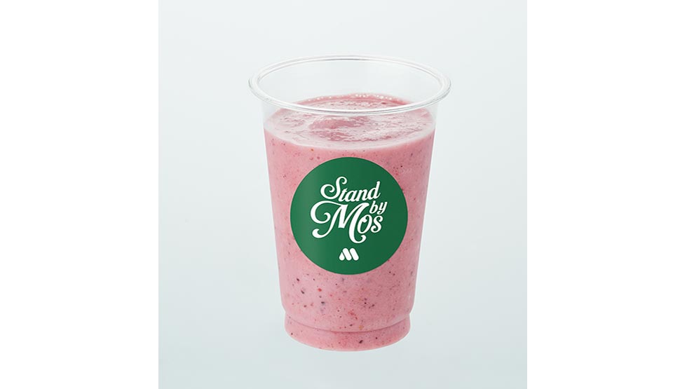 『Stand by Mos（スタンドバイモス）東武池袋駅店』の「きゅんと甘ずっぱいモスベリーベリーベリースムージー」