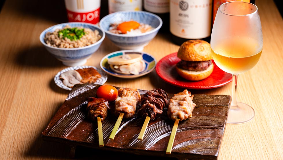 『焼鶏メジャー』の「おもてなしコース」