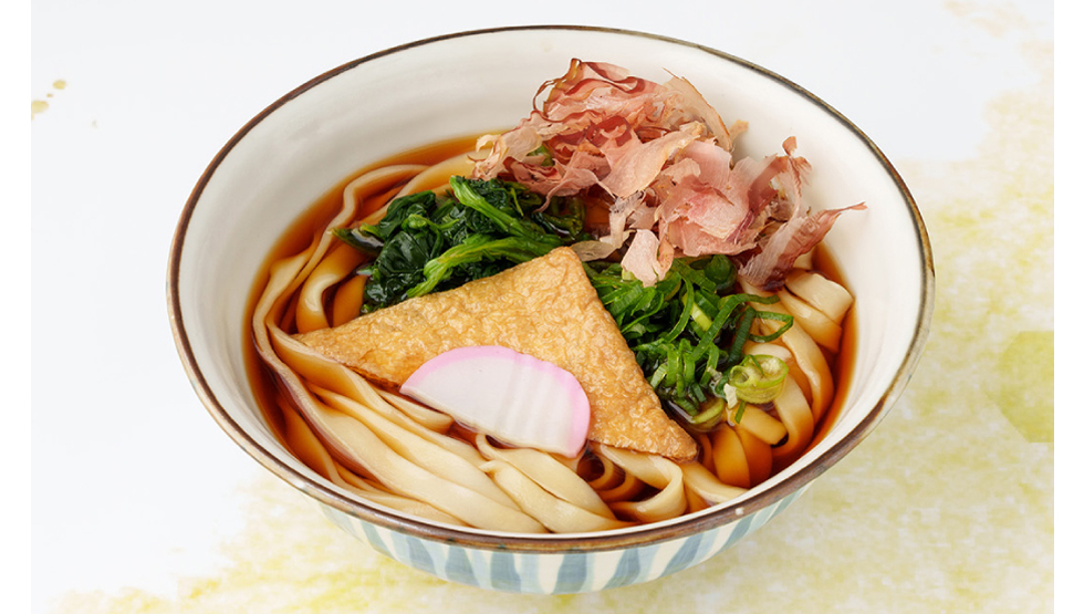 『驛釜（えきかま）きしめん』の「きしめん」