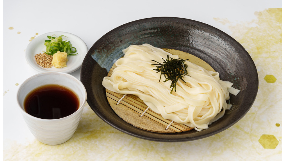 『驛釜（えきかま）きしめん』の「ざるきしめん」