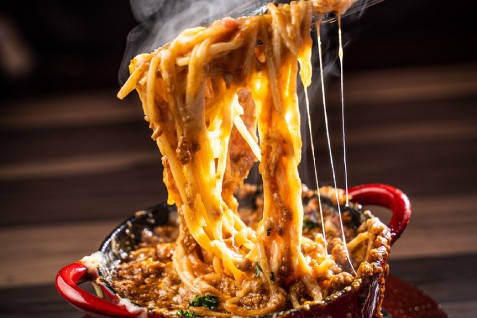 「Italianbar ATTACHMENT 新宿西口店」の「溶岩パスタ」 「Italianbar ATTACHMENT 新宿西口店」の「溶岩パスタ」