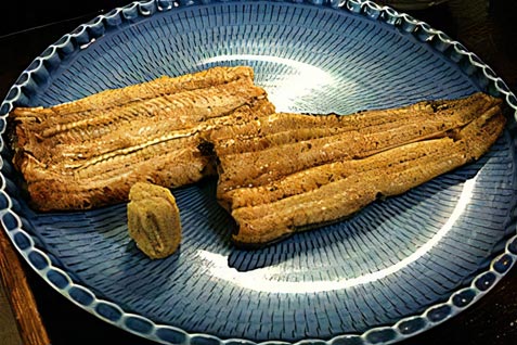 『うなぎ 喜代川』の「白焼き」