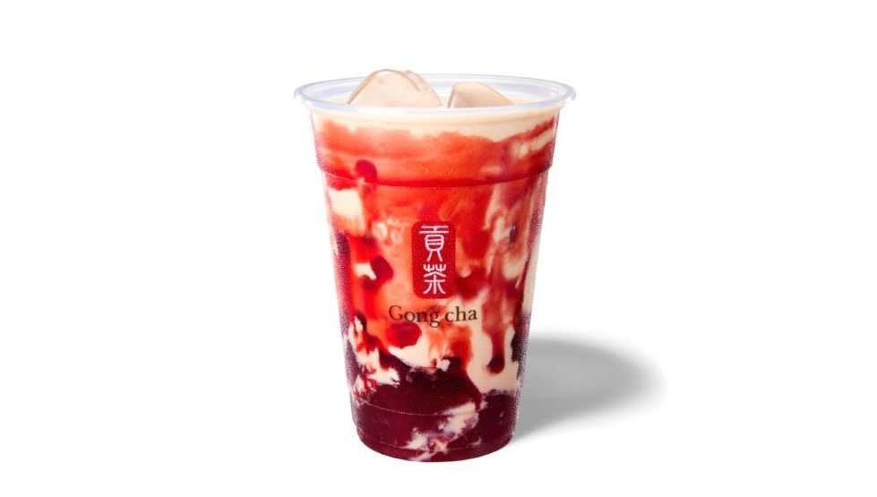 「アップル＆ブラッドオレンジ ミルクティー」
