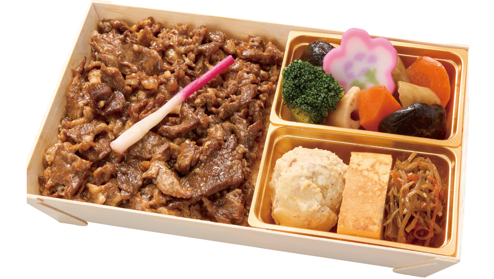 エキュート品川『シナガワ ミートラバーズ2024』の日本橋だし場 OBENTO「エキュート品川 限定牛しぐれ煮弁当」