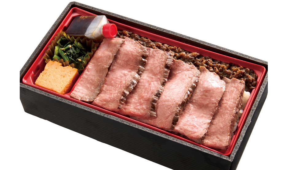 エキュート品川『シナガワ ミートラバーズ2024』の「塚田農場 OBENTO＆DELI／星空の黒牛赤身ステーキ重」