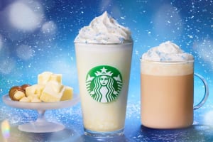 スタバのホリデーシーズン到来！「マカダミア ホワイトスノー チョコレート フラペチーノ®」