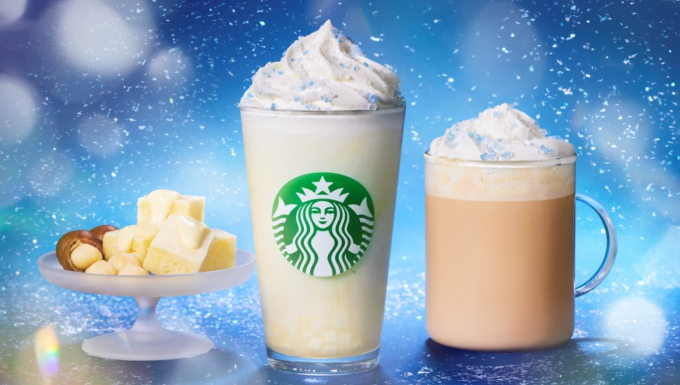 「マカダミア ホワイトスノー チョコレート フラペチーノ®」11/1より発売