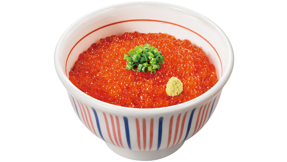 『なか卯』の「天然いくら丼 豪快盛」