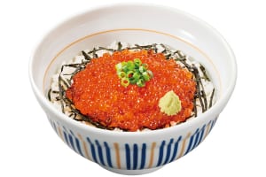 『なか卯』の「天然いくら丼」