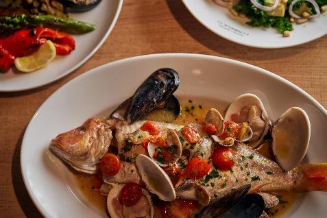 『L’OMBELICO』の魚料理