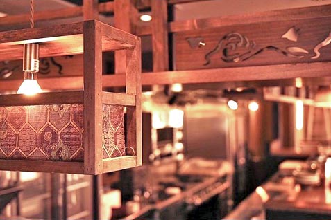 『びゃく』の店内