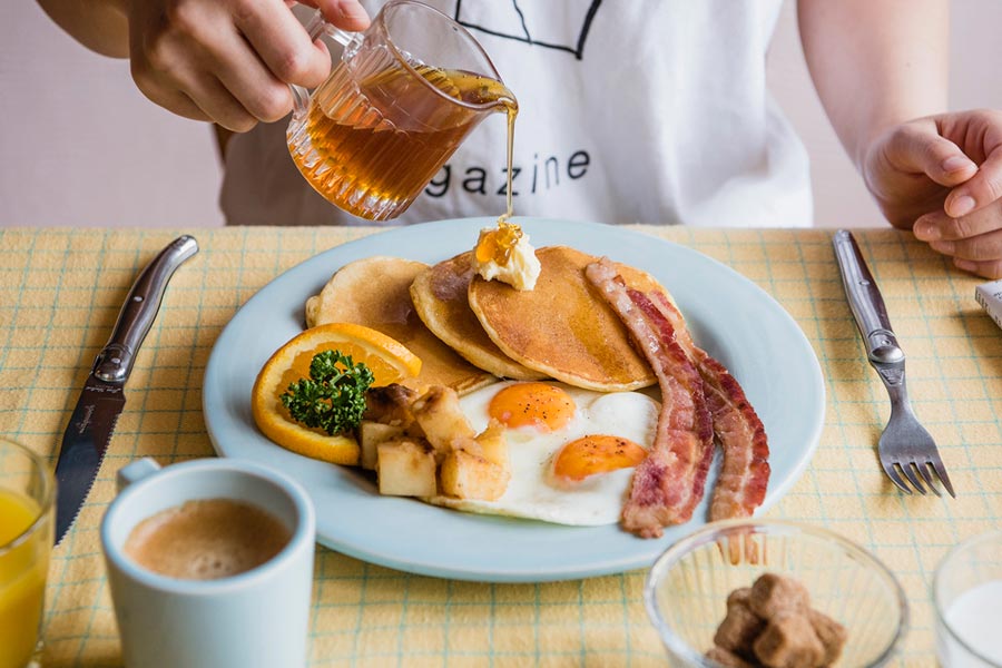 「TASTE THE WORLD」の通年提供されるモーニング