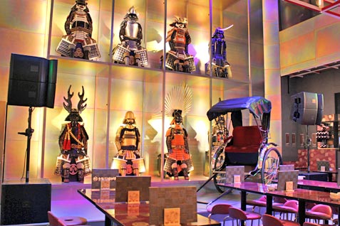 『シンバシyokocho 武将～BUSHO～』の店内