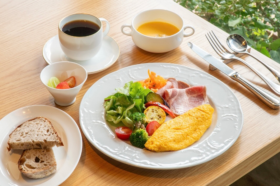 『dews cafe kyoto(デュース カフェ キョウト)』モーニング料理イメージ