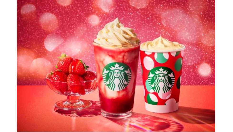 「メリーベリー ストロベリー フラペチーノ®」