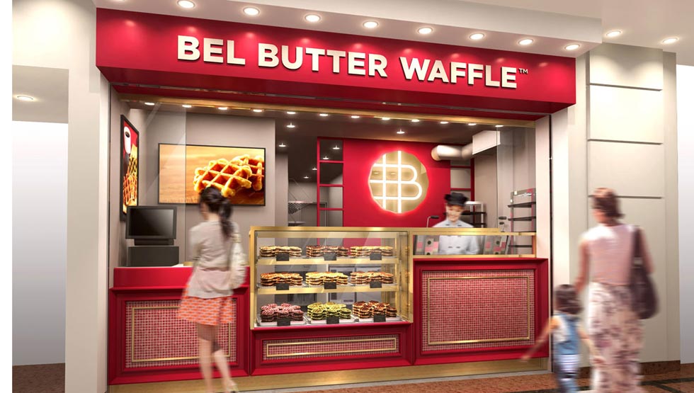 焼きたてリエージュワッフル専門店『BEL BUTTER WAFFLE』新橋に12/19誕生！