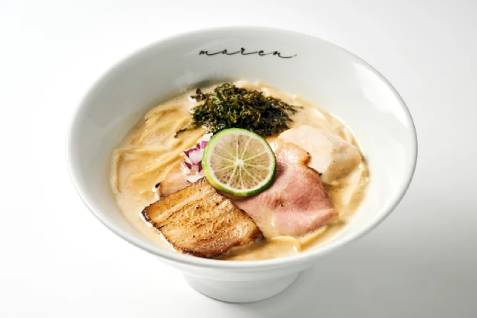 「maren 北新地本店」の「魚介白湯そば」