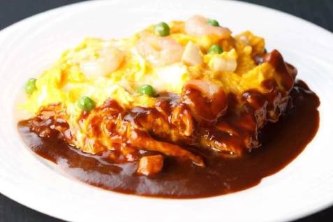 「洋食 麦星 byグリル満天星麻布十番 町田店」のオムライス例