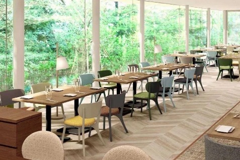 『CANOVIANO CAFE』の店内