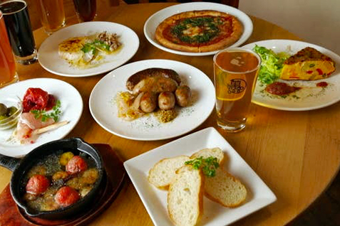 『ビアカフェ 萬感』料理イメージ