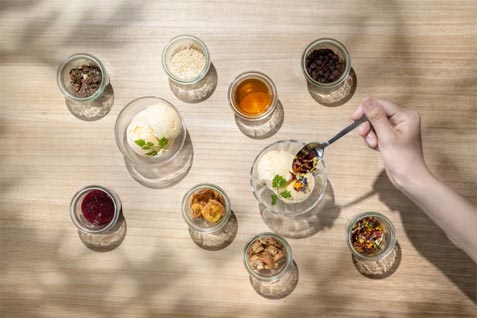 『ITOCHU SDGs STUDIO RESTAURANT星のキッチン』の「アイスクリーム」
