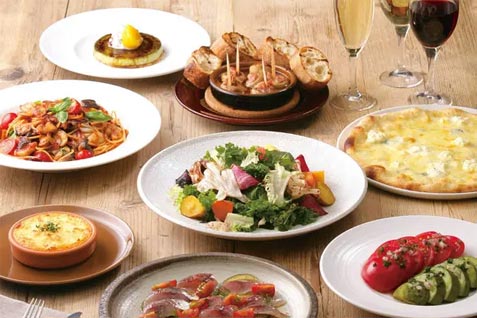 『Royal Garden Cafe AOYAMA（ロイヤルガーデンカフェ アオヤマ）』の料理