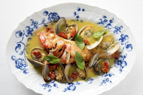 『Ristorante ACQUA PAZZA（リストランテ アクアパッツァ）』の「アクアパッツァ」