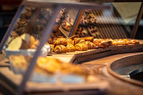 『Bakery bank（ベーカリー バンク）』の商品カウンター