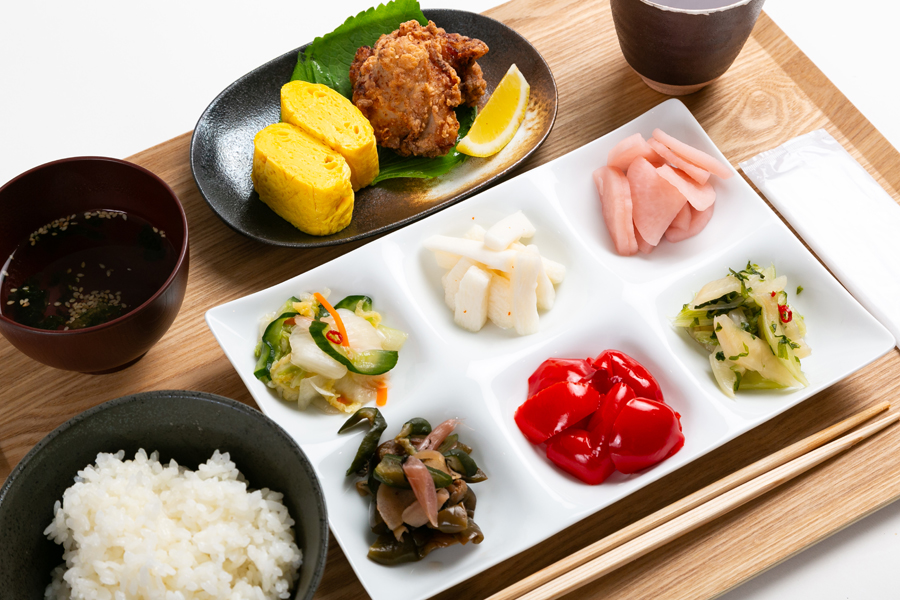 『つけものダイニングおぎひろ家』の「京野菜つけものビュッフェ」