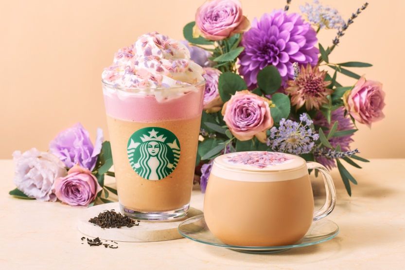 スタバ「ロイヤル アール グレイ ブーケ フラペチーノ®」など12/26より発売