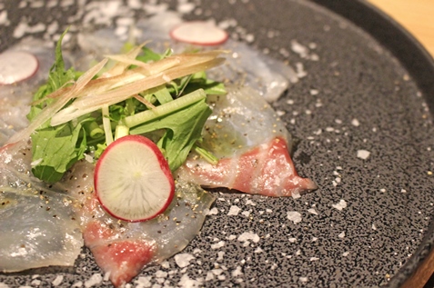 「鮮魚カルパッチョ」