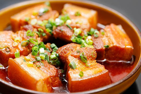 『中国湖南料理 李湘潭 湘菜館』の「毛沢東が愛した角煮」