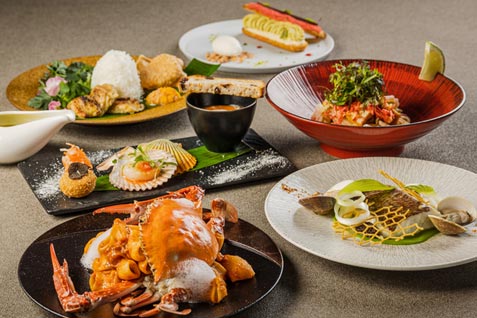 『CE LA VI RESTAURANT & SKY BAR（セラヴィ レストランアンドスカイバー）』のモダンアジアン料理