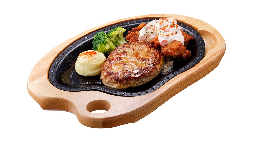 「タルタルザンギ&ハンバーグステーキ」