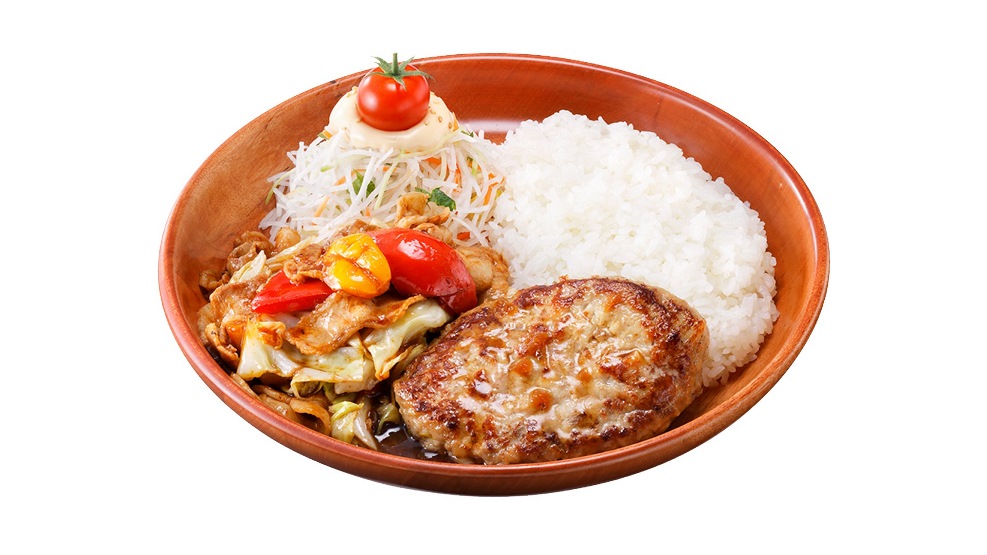「回鍋肉&ハンバーグディッシュ」