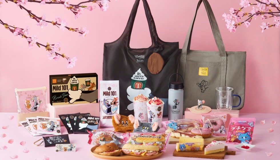 『タリーズ』×『トムとジェリー』の『桜』コラボ登場！