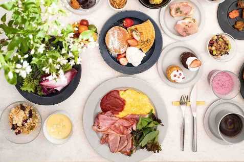 『THE GATEHOUSE』の朝食ビュッフェ