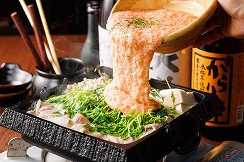 『下北酒場こいどろぼう』の「明太とろろ鍋」