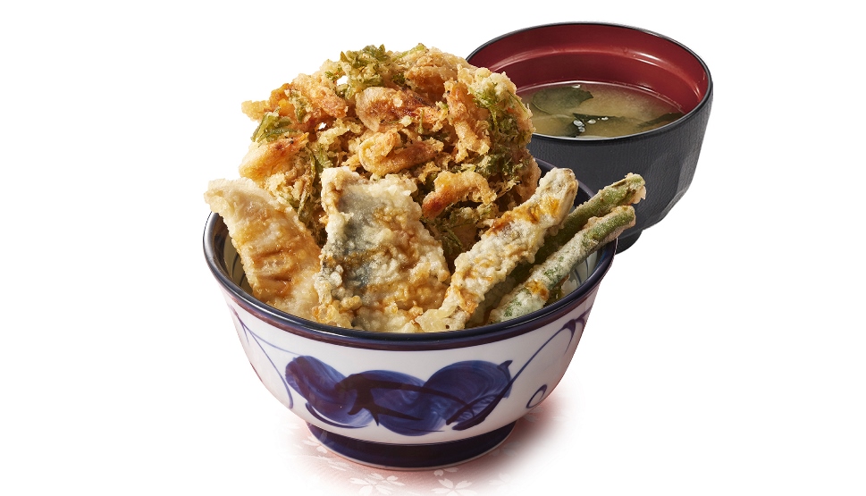 「桜海老と鰆の天丼」
