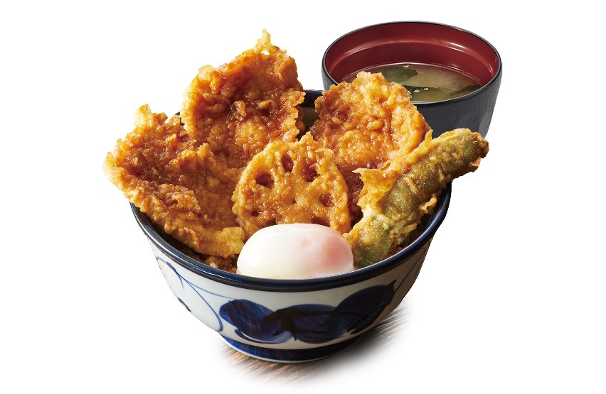 「たれづけ親子鶏天丼」